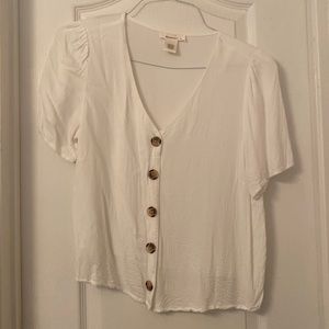 White button down shirt